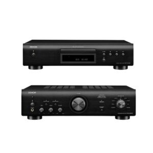 Denon Amplifier PMA-600NE Integrated Amplifier (Black) With Denon DCD-600NE CD Player (Black)