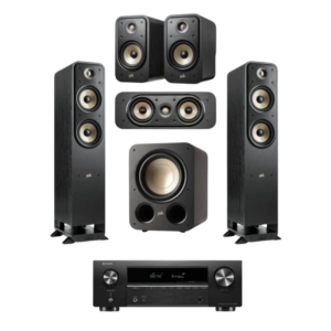 Polk Audio ES55 5.1 Home Theatre System + Denon AVR-X580BT AV Receiver