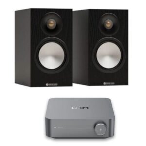 Monitor Audio Bronze 50 7G (Black) plus Wiim Amp