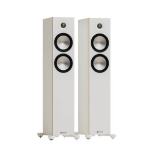 Monitor Audio Bronze 300 7G Floorstanding Speakers (White)