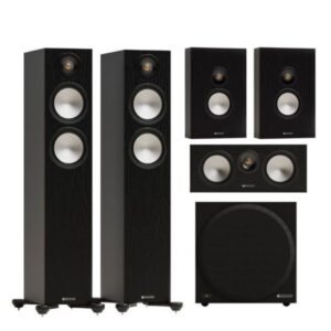 Monitor Audio Bronze 300 7G 5.1 Home Theatre Package with Denon AVC-x3800H Amplifier