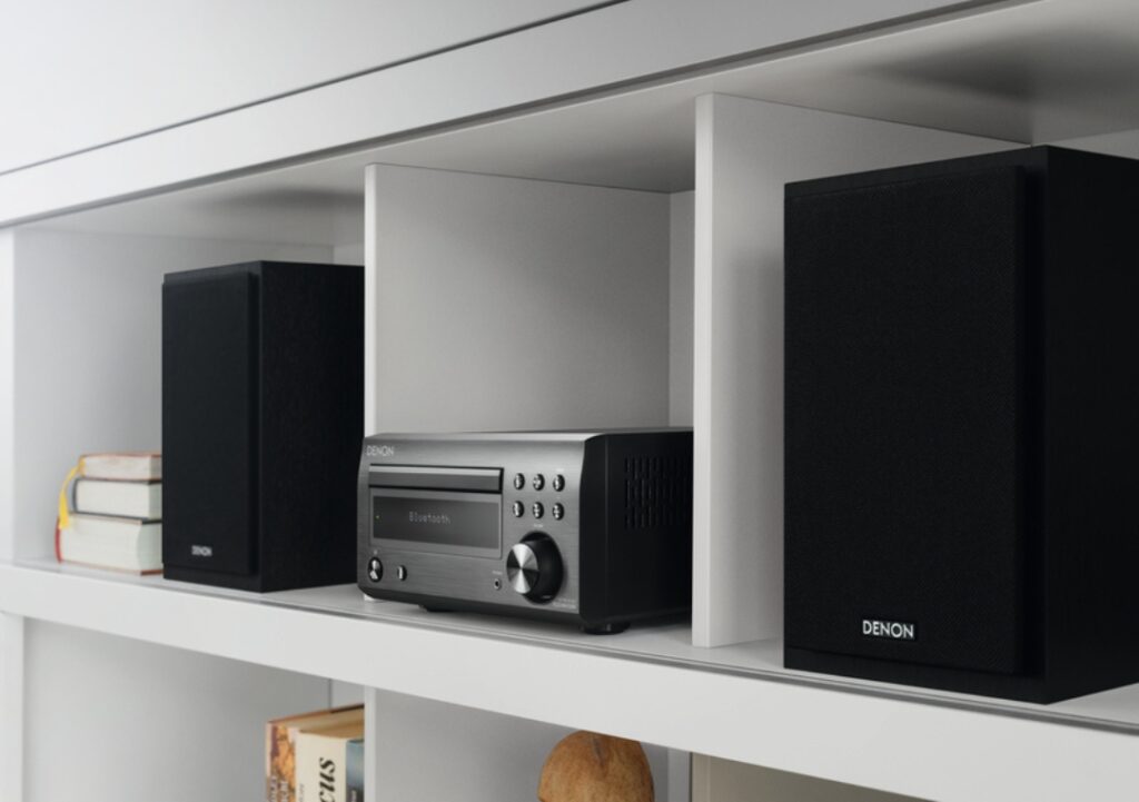 Denon D-M41: The Mini Hi-Fi System That Actually Sounds Like One System 1 Denon D-M41 Lifestyle (Black)