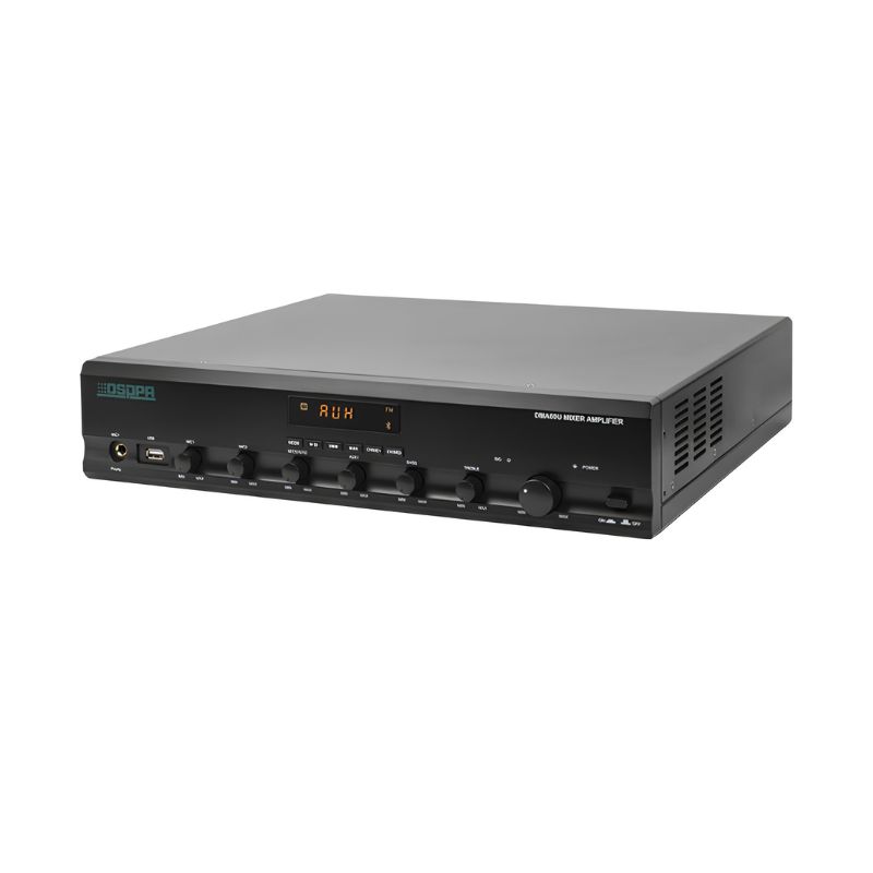 DSPPA DMA120U 120W Digital Mixer Amplifier 2 DMA120U 120W Digital Mixer Amplifier Side