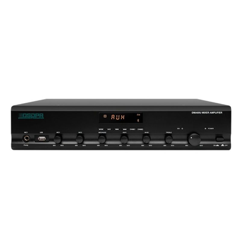 DSPPA DMA60U 60W Digital Mixer Amplifier 1 DMA60U Front