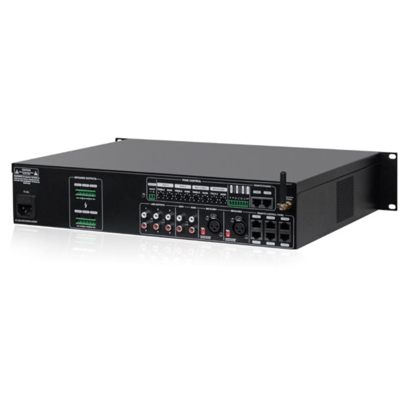DSPPA DMA6112 120W Digital Audio Matrix Amplifier 2 DMA6112 120W 6 Channels Digital Audio Matrix Amplifier Back