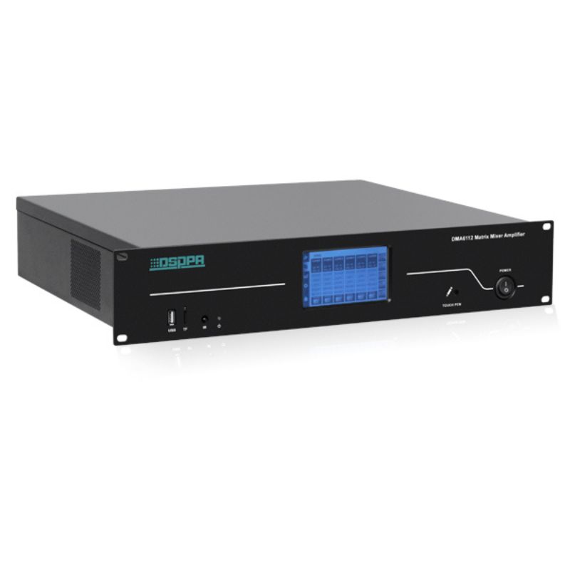 DSPPA DMA6112 120W Digital Audio Matrix Amplifier 1 DMA6112 120W 6 Channels Digital Audio Matrix Amplifier Front