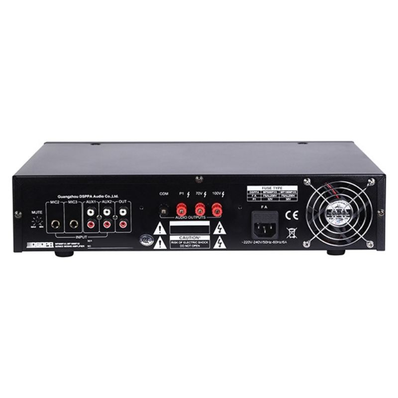 DSPPA MP1000PIII 350W Mixing Amplifier 2 DSPPA MP1000PIII Back