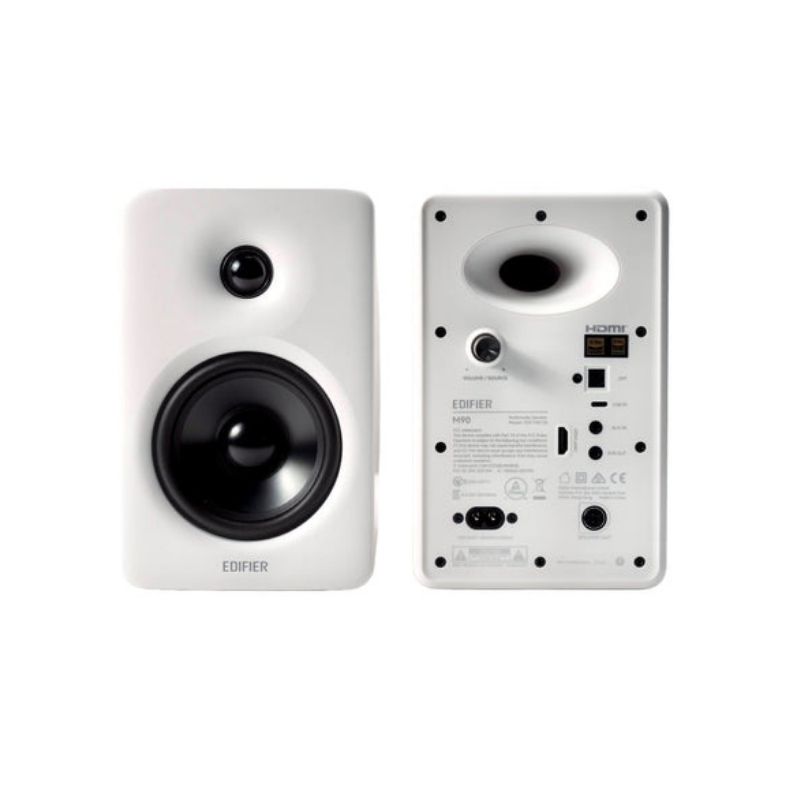 Edifier M90 Compact Desktop 2.0 Speakers (White) 2 Edifier M90 Compact Desktop 2.0 Speakers (White) - Image 2