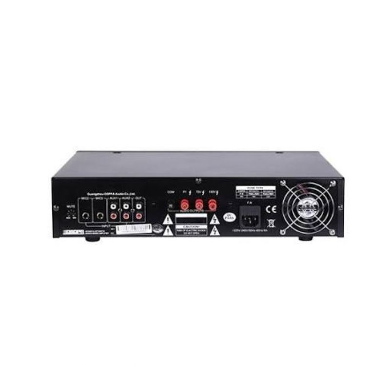 DSPPA MP200PIII 60W Mixer Amplifier 2 MP200PIII 60W Classical Series Mixer Amplifier Back