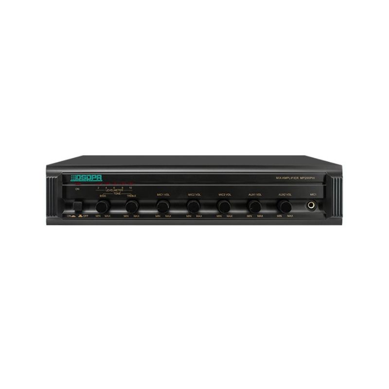 DSPPA MP200PIII 60W Mixer Amplifier 1 MP200PIII 60W Classical Series Mixer Amplifier Front