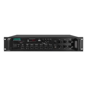 MP310U 120W 6 Zones Paging Amplifier with USB_ SD_ FM_ Bluetooth Front