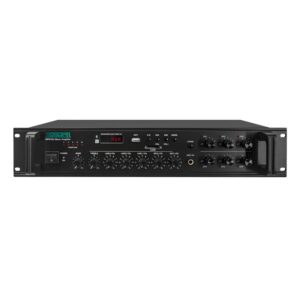 MP610U 250W 6 Zones Paging Amplifier with USB_ SD_ FM_ Bluetooth Front