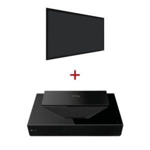 Screen Innovations Fixed 110" 2:39:1 Black Diamond Projector Screen - Showroom Demo + SIM2