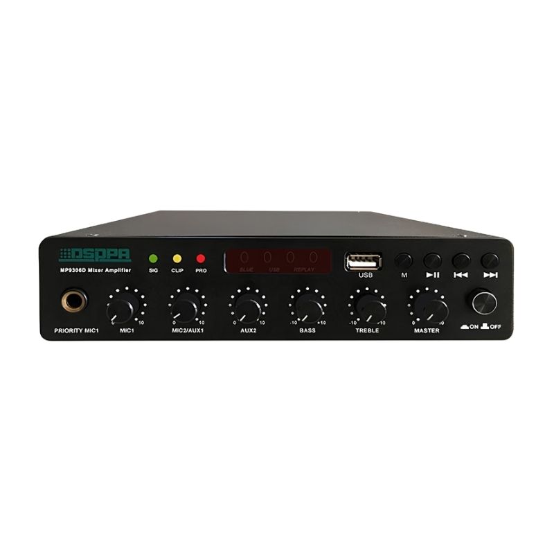 DSPPA-MP 9306U 60W Ultra-thin Digital Mixer Amplifier 1 DSPPA-MP 9306U 60W Ultra-thin Digital Mixer Amplifier