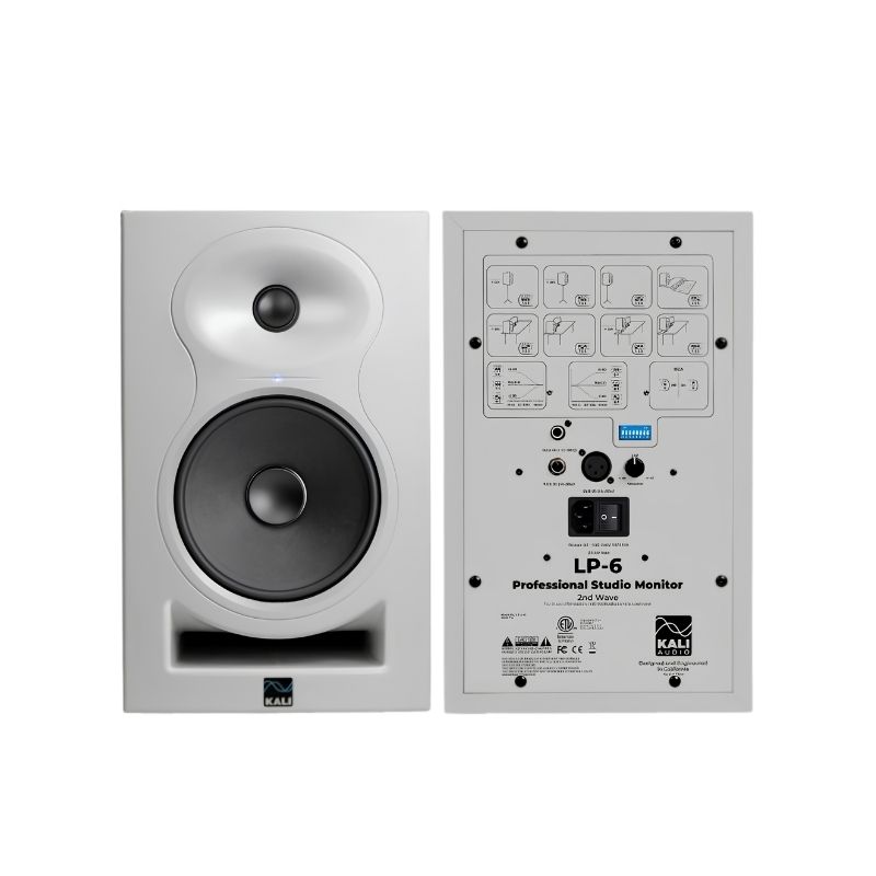 Kali Audio-LP 6W V2 Studio Monitors (White) 3 Kali Audio-LP 6W V2 Studio Monitors (White) - Image 3