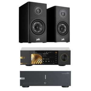 Polk Audio Reserve R200 Bookshelf Speaker (Pair) + Eversolo Streaming Amplifier Combo