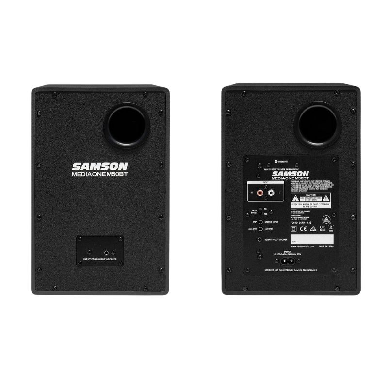 Samson-Media One M50BT Multimedia Speaker System (Pair) 2 Samson-Media One M50BT Multimedia Speaker System (Pair) - Image 2
